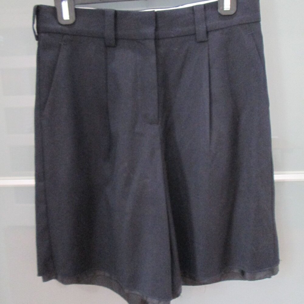 Miu Miu High Rise Pleated Front Shorts